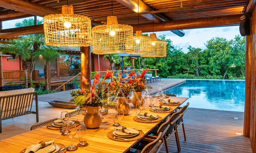 alugar casa de luxo condominio terravista trancoso